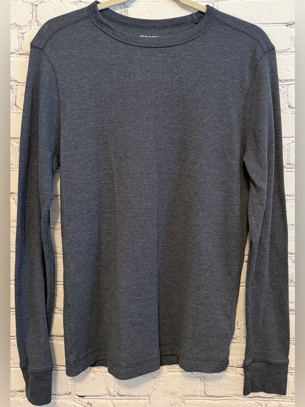 Men's Waffle Henley Long Sleeve Shirts